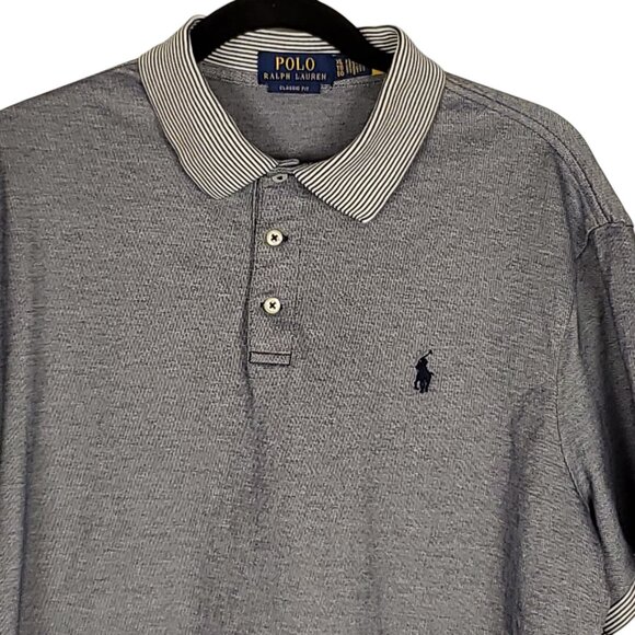 Polo Ralph Lauren Mens Golf Polo Blue XL Classic Fit Short Sleeve Golf Casual - Picture 7 of 13